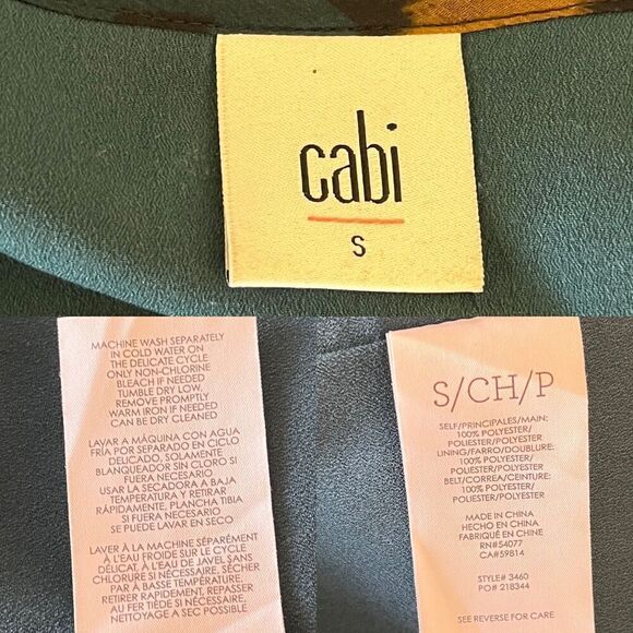 Cabi Women's Size S Blue Floral Sheer Pirouetee Drop Waist Teired Midi Dress - Picture 6 of 16